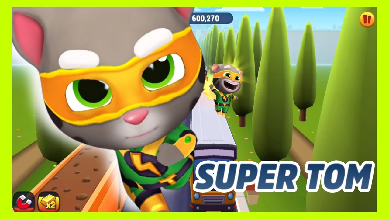 Talking Tom Gold Run Super Tom Runs in Fantastic Forces Event Full
