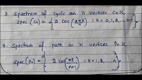 Spectra of Graphs  Graph Theory