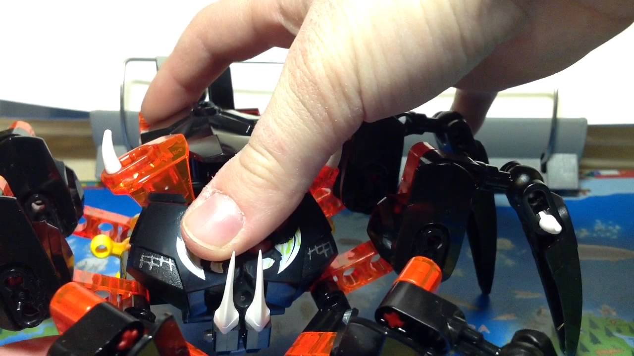 Лего обзор на Bionicle(lord of skull spiders)