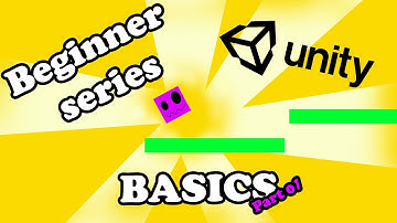 Beginner Unity tutorial series 2021! Make your first game with Unity.(E01)
