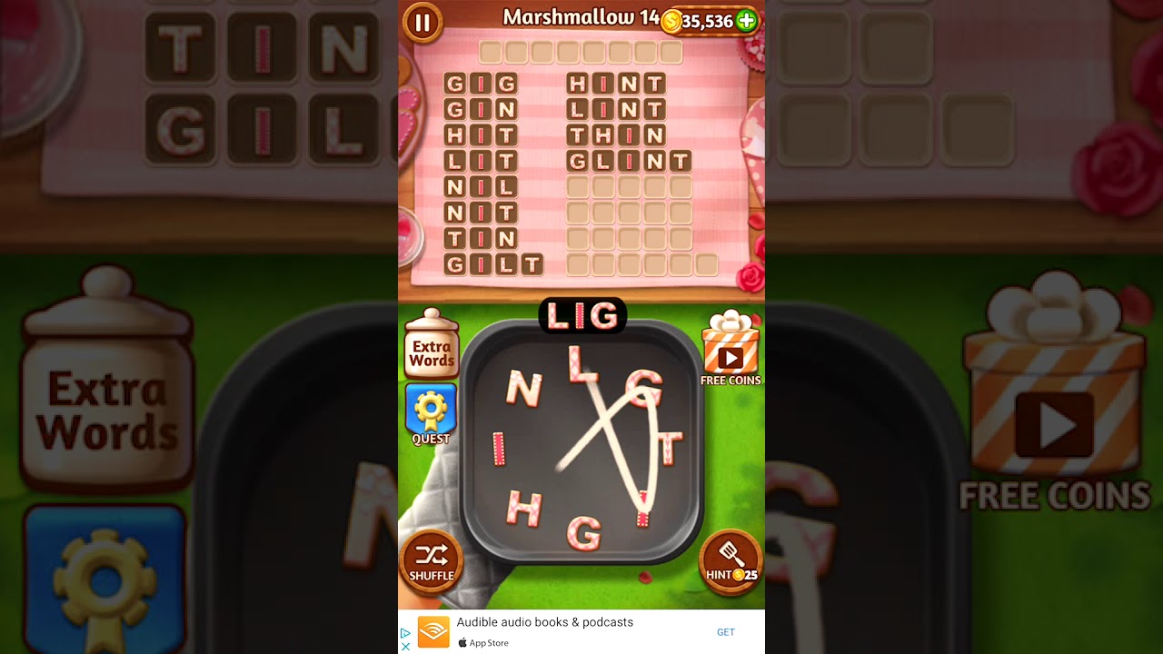 Word Cookies Marshmallow 14 Word Cookies Answers YouTube