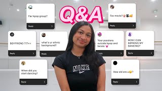Q&A | get to know me, kpop ults & dance advice!