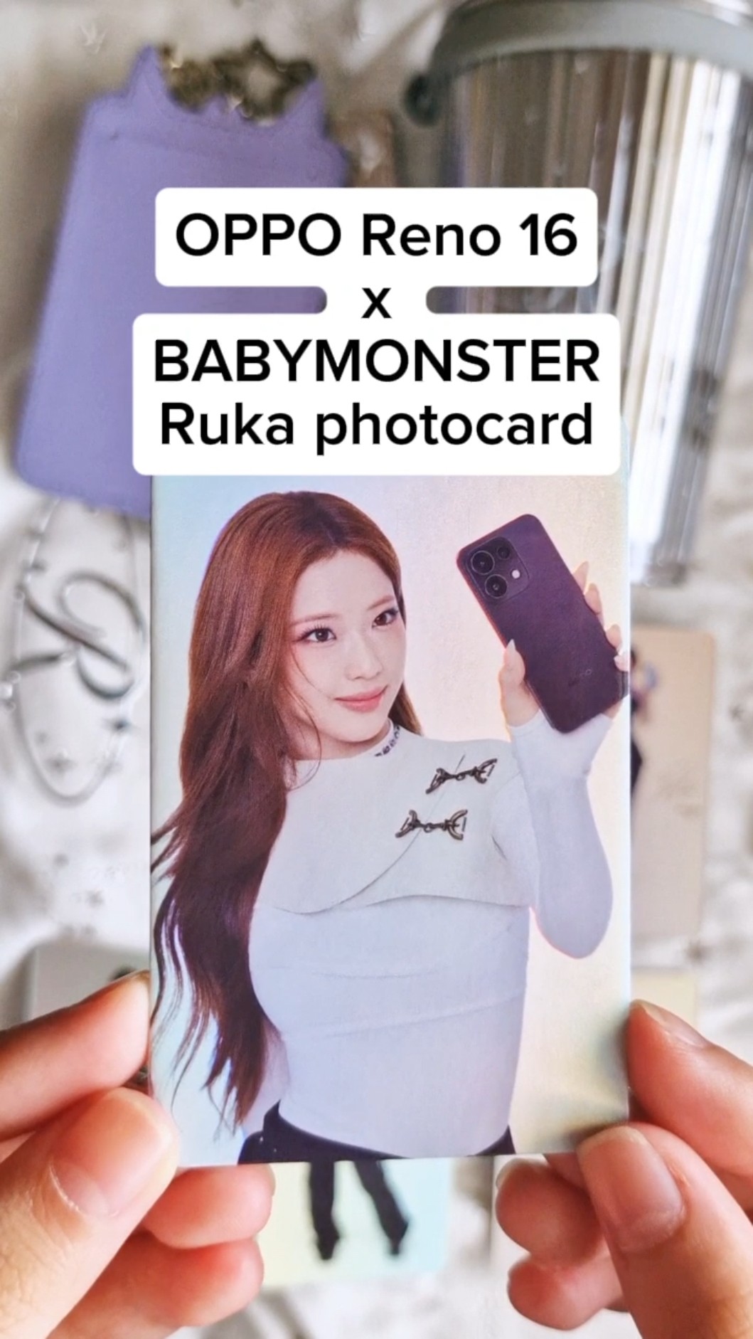 OPPO Reno 16 x BABYMONSTER Ruka photocard #babymonsterruka - YouTube