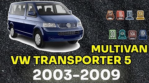 Fuse Box Location and Diagram Volkswagen Transporter/Multivan T5 2003 - 2009