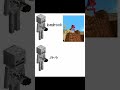 Java Skeleton VS Bedrock Skeleton #minecraft #minecraftedit #Java #bedrock