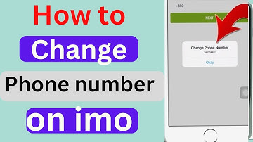 change imo phone number with android mobile | how to change number on imo | imo number change