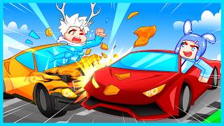 SEREM BANGET! TABRAKAN MOBIL Vs MOBIL Di ROBLOX!