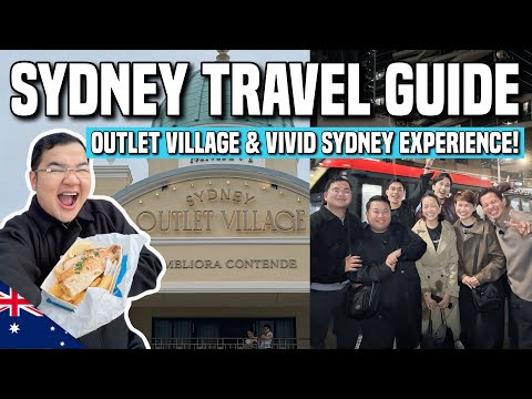 SYDNEY TRAVEL GUIDE: OUTLET VILLAGE + VIVID SYDNEY EXPERIENCE! 🇦🇺 | Ivan de Guzman