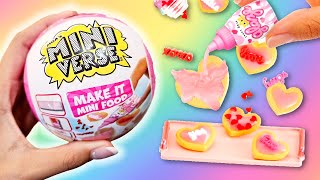 MAKING *MORE* MINI FOOD! MiniVerse Make It Mini Valentine's Day Series!