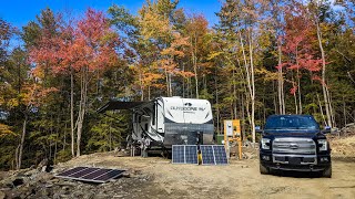 Living in RV while building a house - FILLING FRESH WATER