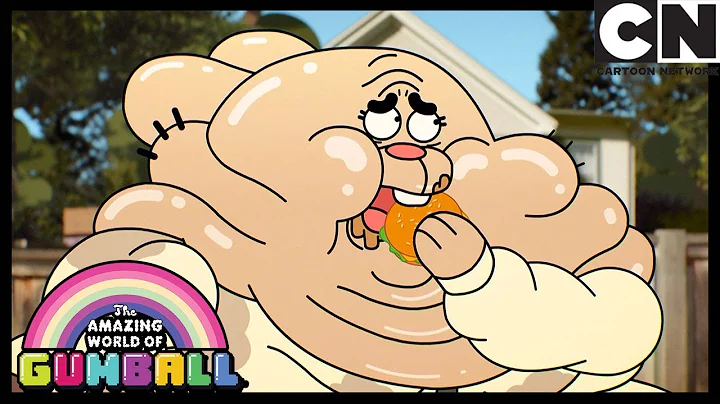 Gumball | How Many Burgers Can Richard Eat In One ...