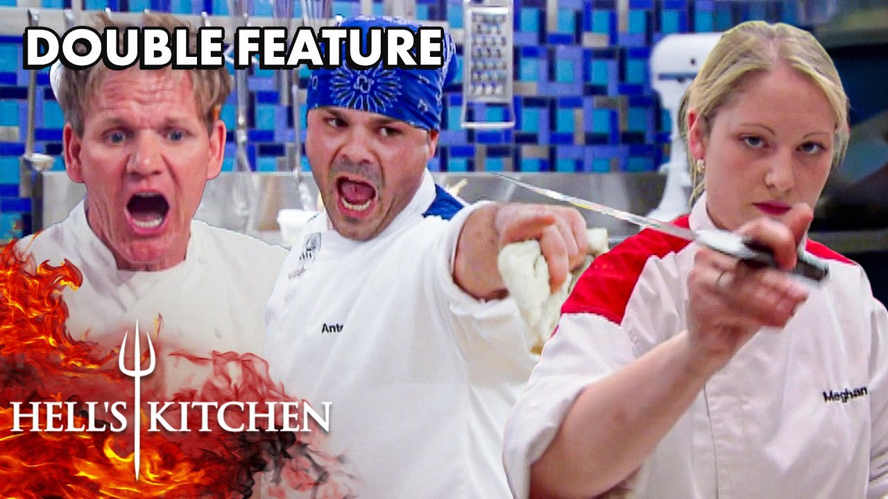No Man Survives Gastropub Night | Hell's Kitchen Double Episode