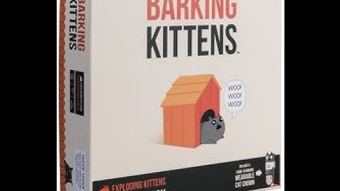 Exploding Kittens: Barking Kittens - Unboxing Video
