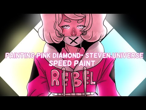 {Steven Universe- Coloring Pink Diamond Speedpaint} REBEL