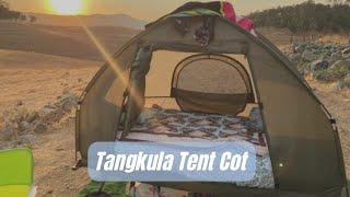 Tangkula 1-Person Tent Cot Review | Foldable Camping Tent with Air Mattress