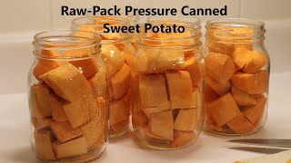 RawPack Pressure Canning Sweet Potatoes