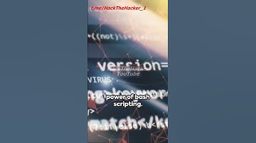 Bash Scripting The Magic of Automation #ethicalhacker  #bashscripting  #cyberhack #hackers