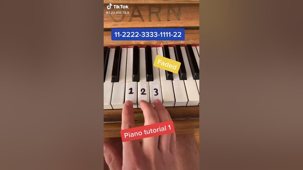 FADED PIANO TIKTOK (TUTORIAL NO MIO) MIRAD DESCRIPCION