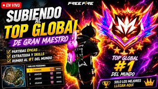 INTENTANDO LLEGAR AL TOP GLOBAL EN FREE FIRE 😱🏆