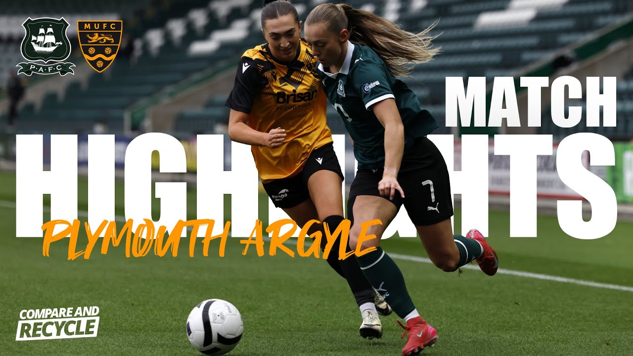 Plymouth argyle Vs MUFC Women (26/10/25)