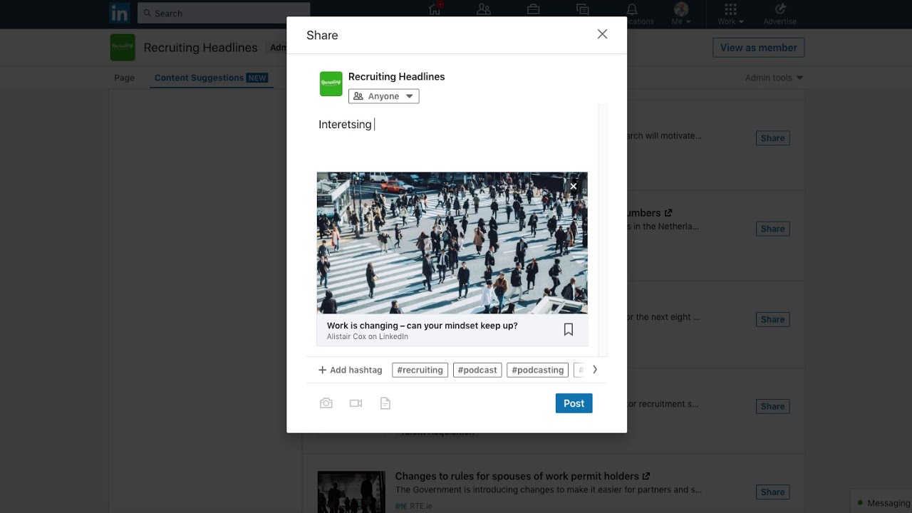 New Linkedin Company Page Features