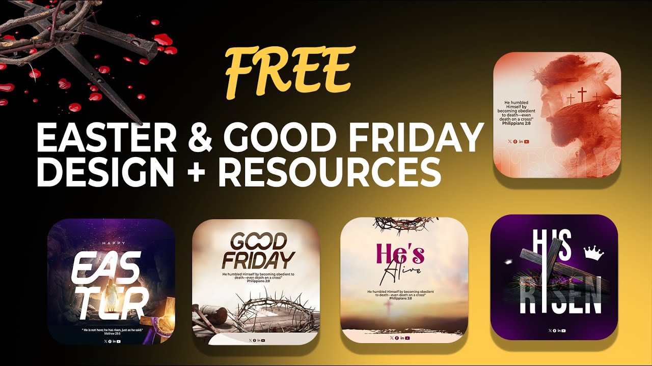 FREE Easter & Good Friday Design Pack
