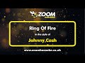 Johnny Cash - Ring Of Fire - Karaoke Version from Zoom Karaoke