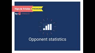 Tablet - Filter opponent players' stats (Premium)