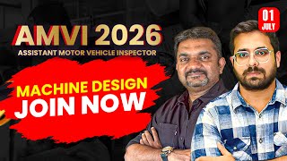 AMVI 2026 | ASSISTANT MOTOR VEHICLE INSPECTOR | PRODUCTION |  FREE LIVE CLASS
