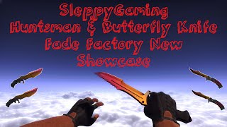 Huntsman & Butterfly Knife Fade (Factory New) Showcase