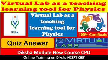 Virtueel lab als leermiddel voor natuurkunde_Engels diksha app quiz antwoord