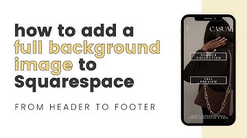 How to add a full background image to Squarespace - including the header & footer!