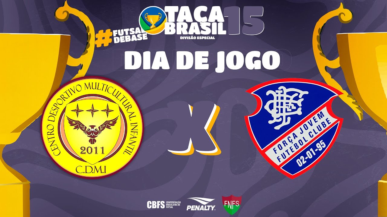 Taça Brasil Sub15 Masc. Divisão Especial | CDMI x Força Jovem | 3ª Rodada | Ao Vivo