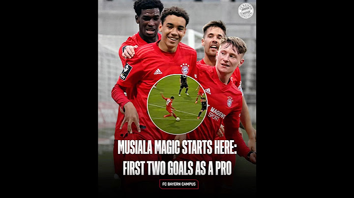 Jamal Musiala's first 2 goals as a pro! | Bayern II 2-0 Zwickau | 3. Liga 2019/2020