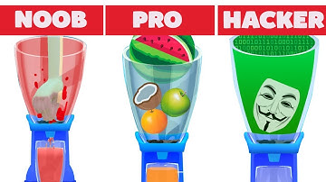 NOOB vs PRO vs HACKER - Blend It 3D