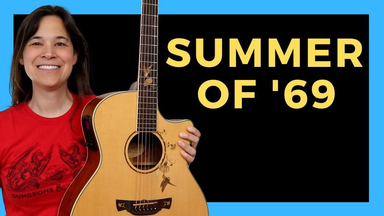 Summer of 69 Guitar Lesson - 2 Chord Verse!