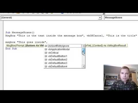 Excel Video 432 Message Boxes Part 1