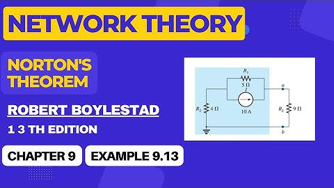 Introductory Circuit Analysis 13th edition Chapter 9 solutions||Boylestad||Example 9.13|GATE|ESE