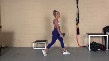 Split Squats with Hammer Curls