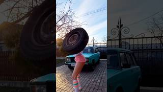 Как вам моя гантелЯ ? 🏋🏼‍♀️😅 #аннажаки #спорт #жигули #жига #макжак