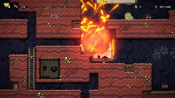 Spelunky 2 Tutorial Speedrun 18.550 Former World Record