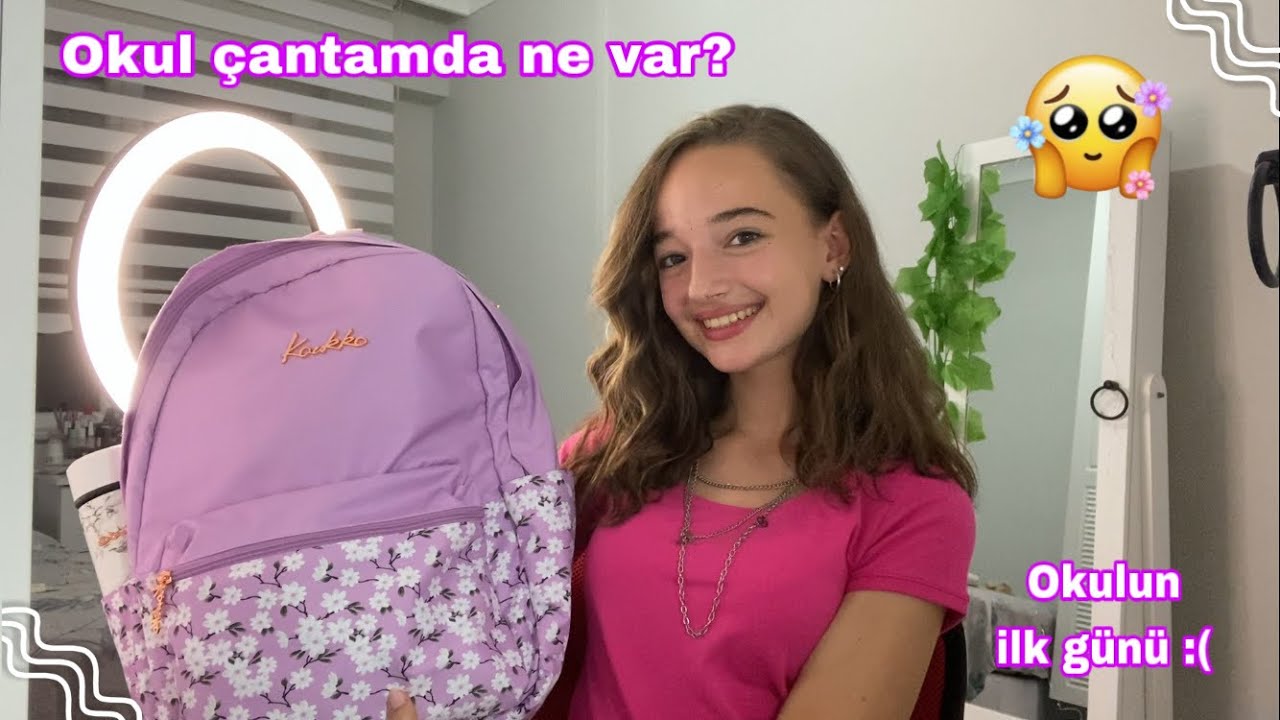ЧТО В МОЕЙ ШКОЛЬНОЙ СУМКЕ?🎒||Первый день в школе Экре-Ай