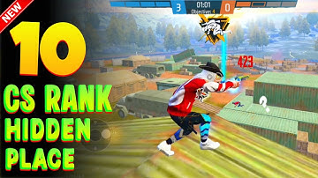 ALPINE MAP CS RANK HIDDEN PLACES 🔥 | BEST CLASH SQUAD TRICKS IN FREE FIRE | RANK PUSH TIPS