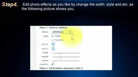 How to create Photo Slideshows on MySpace