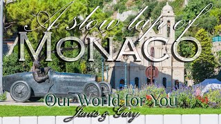 A slow lap of the Monaco Grand Prix circuit, Monte Carlo