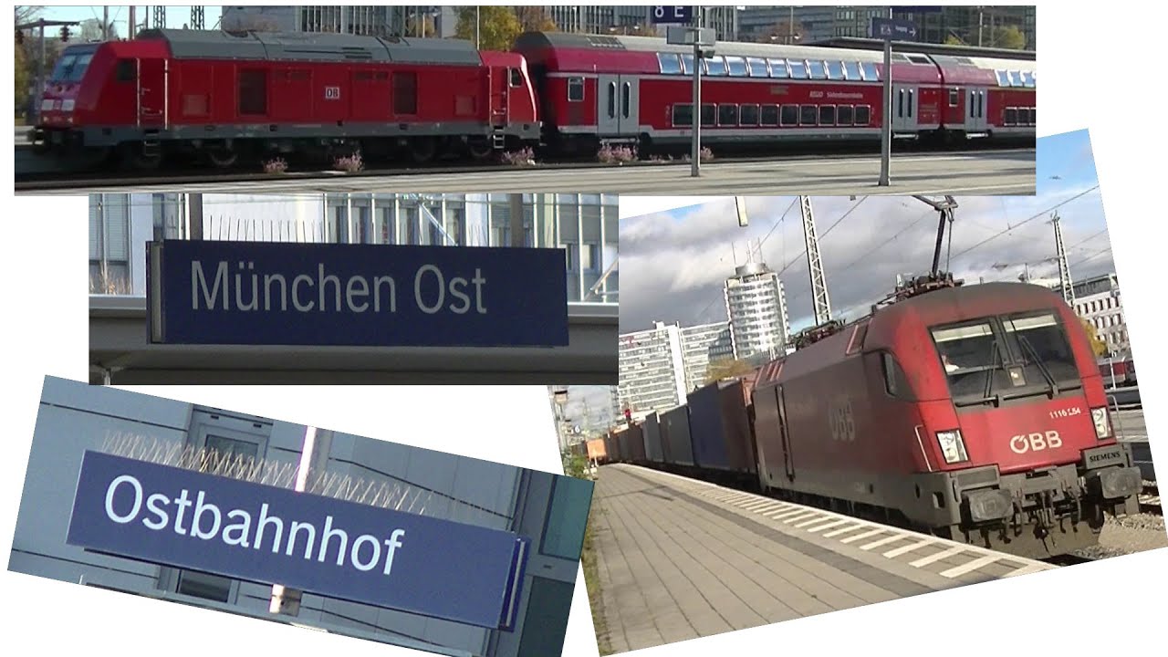 Der Bahnhof München Ost/Ostbahnhof - YouTube