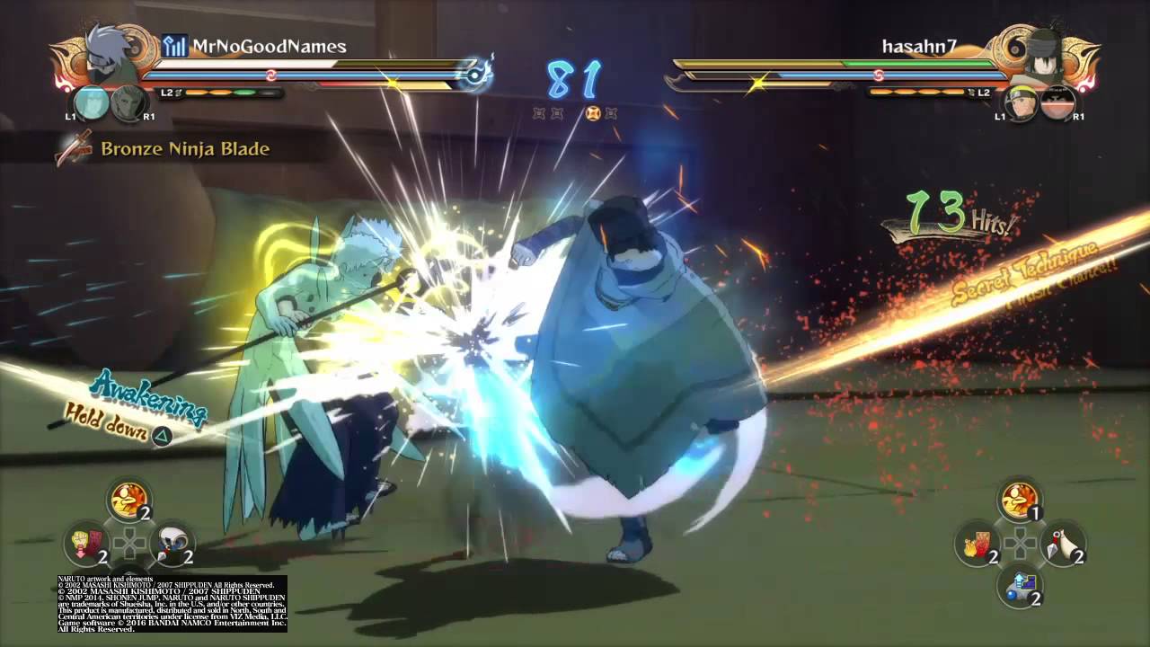 Sasuke The Last Infinite combo RANKED