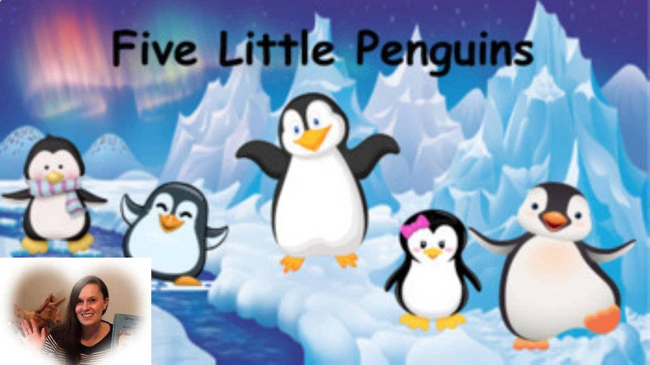 Children's Read Aloud: Five Little Penguins Slipping on the Ice - YouTube