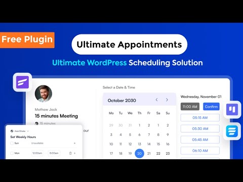 Add Online Appointment Booking in WordPress | Best Free WordPress Appointment & Event Booking Plugin