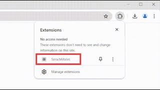 SerachMates Extension Redirects Web Browser | How to Remove SerachMates Extension & Stop Redirect